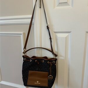 Michael Kors denim colored pocketbook